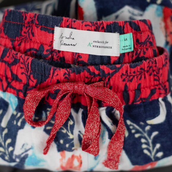 Cornelia O'Donovan Anthropologie Sweet Dreams Flannel Pajama Pants 2X - Picture 2 of 6